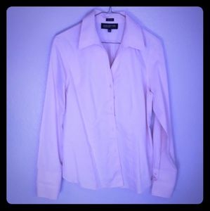 EUC Jones New York Light Pink Non Iron Blouse